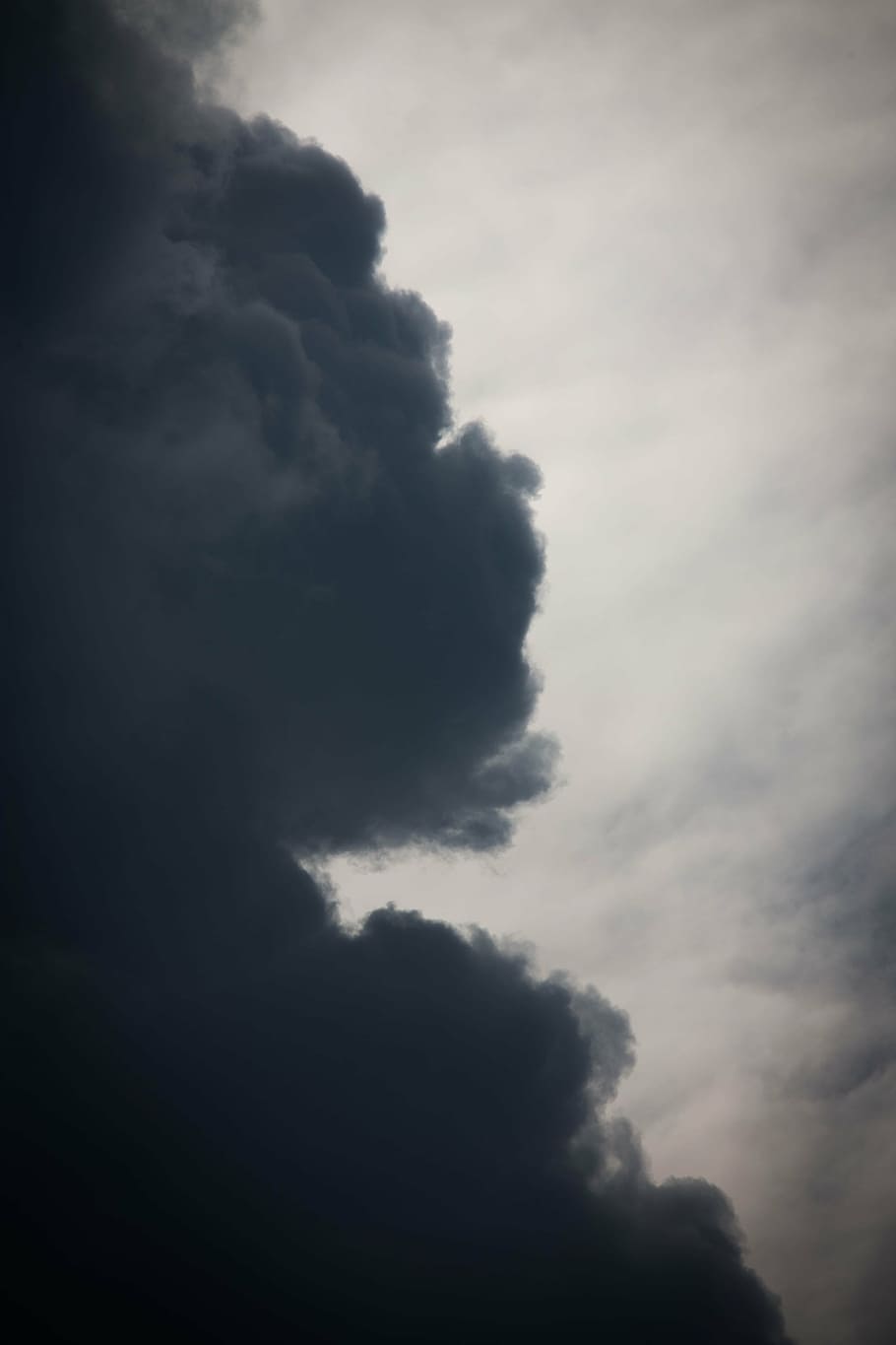 clouds, heaven, threatening clouds, nature, storm, cloud - sky HD wallpaper