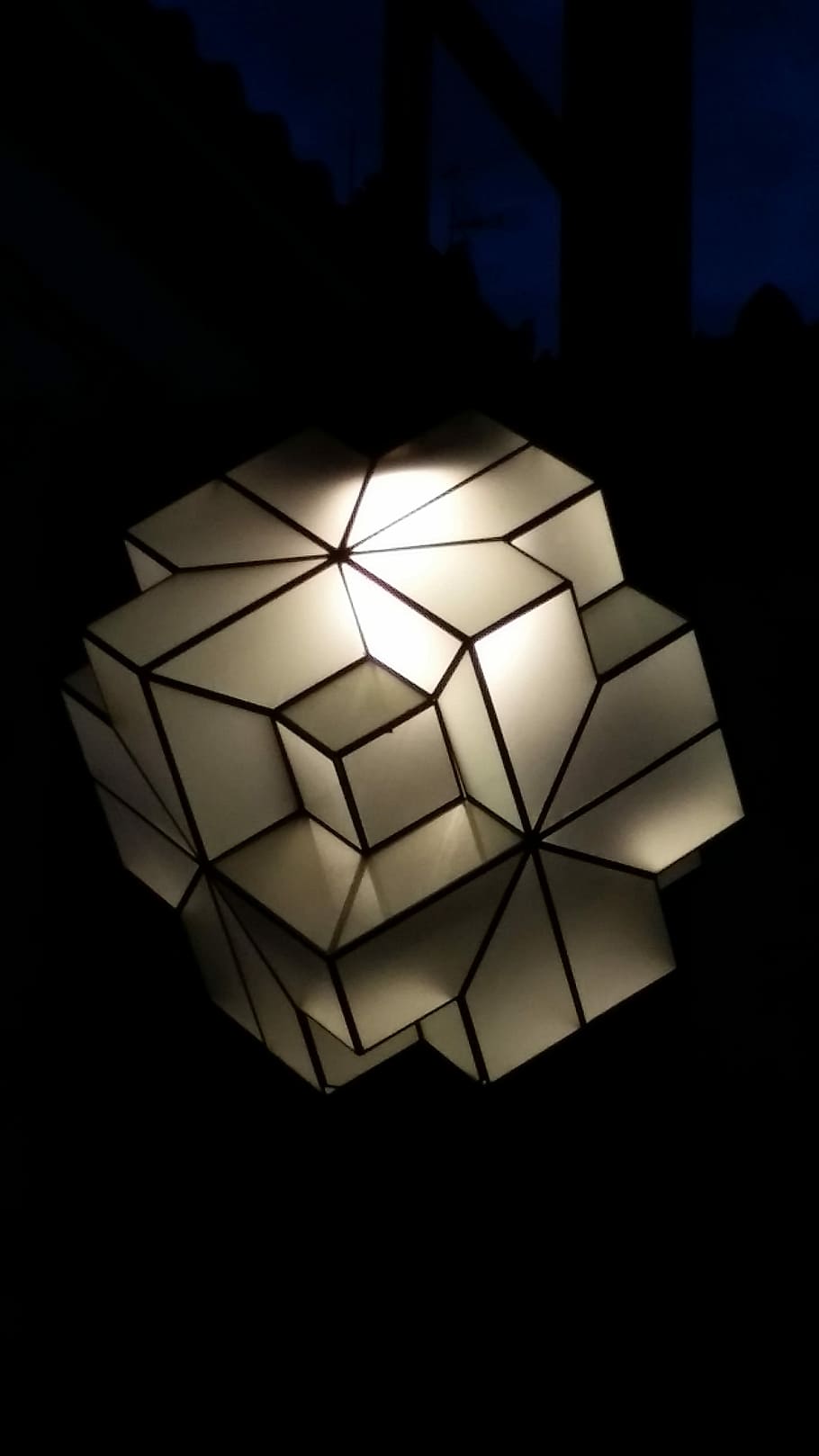 Light, Night, Darkness, Lamp, Maze, street lamp, three-dimensional Shape HD wallpaper