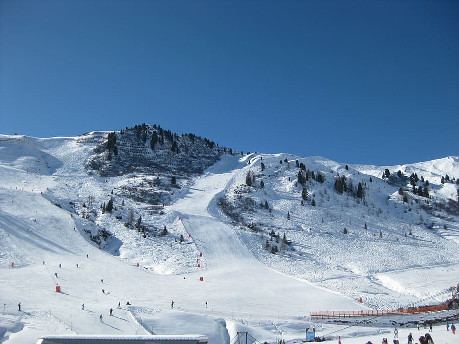 alps, snow, ski, mayrhofen, zillertal, austria, winter, europe