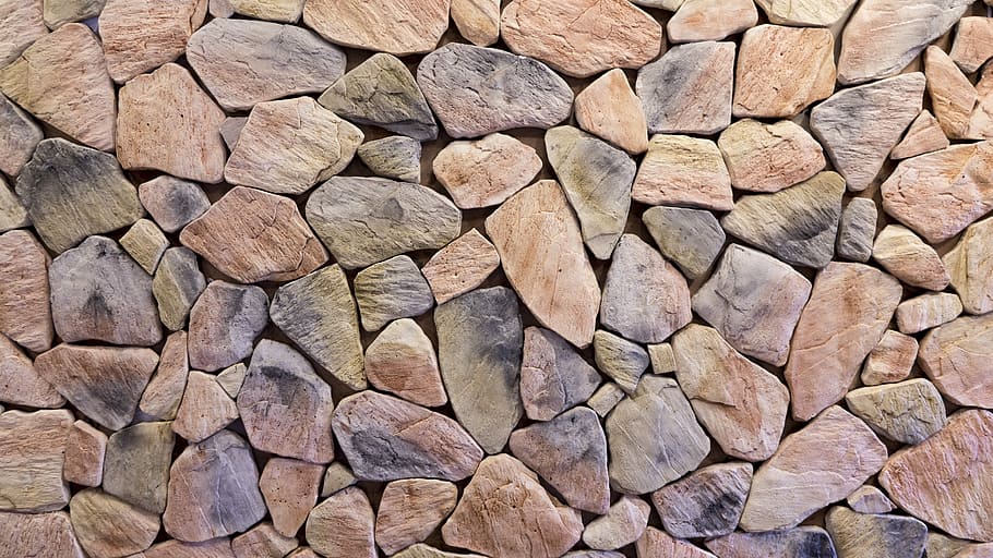 person taking photo of brown stone lot, background, texture HD wallpaper
