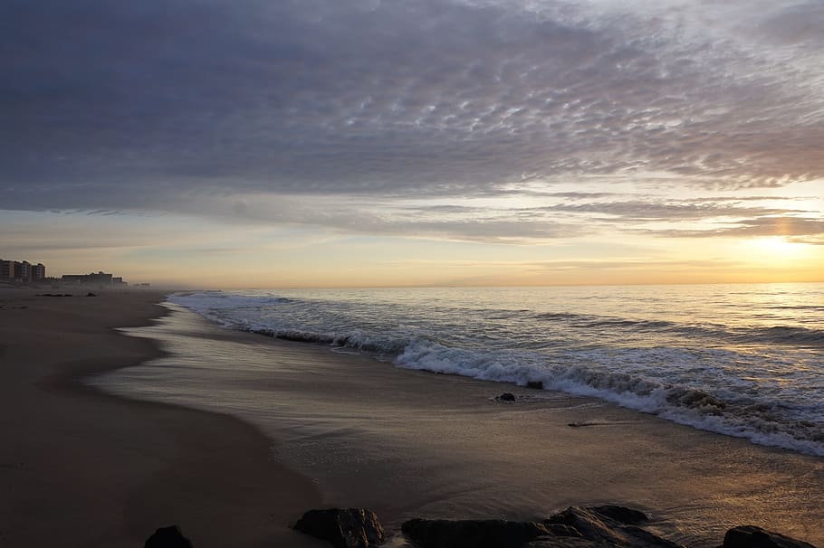 beach, new jersey, ocean, sea, shore, atlantic, vacation, boardwalk