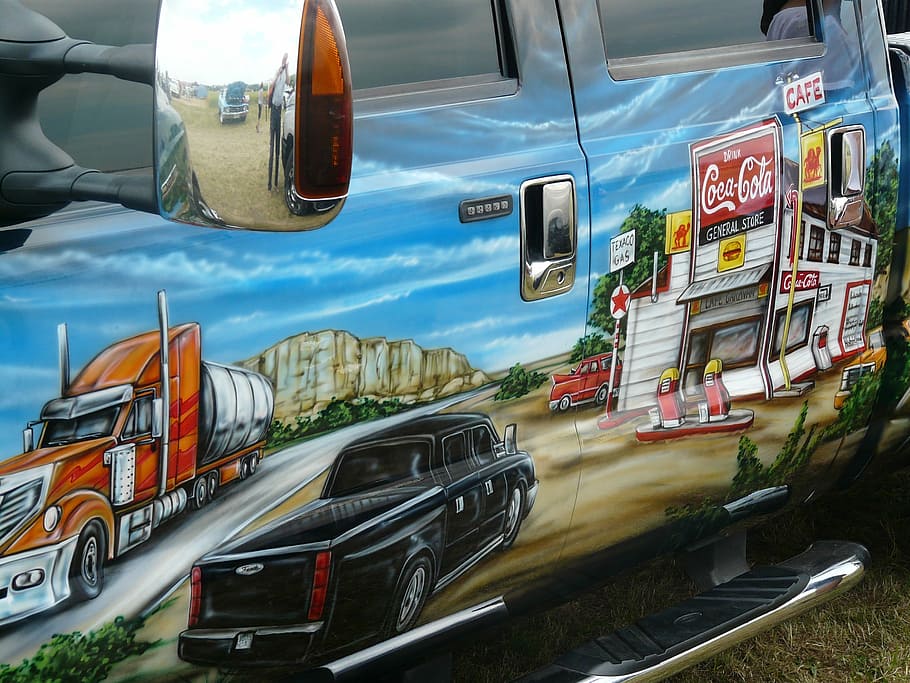 Auto, Paintwork, Design, Painting, Image, design-painting, transportation HD wallpaper