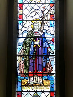 Church, Apostle, Window, andreas, church window, faith, image HD wallpaper