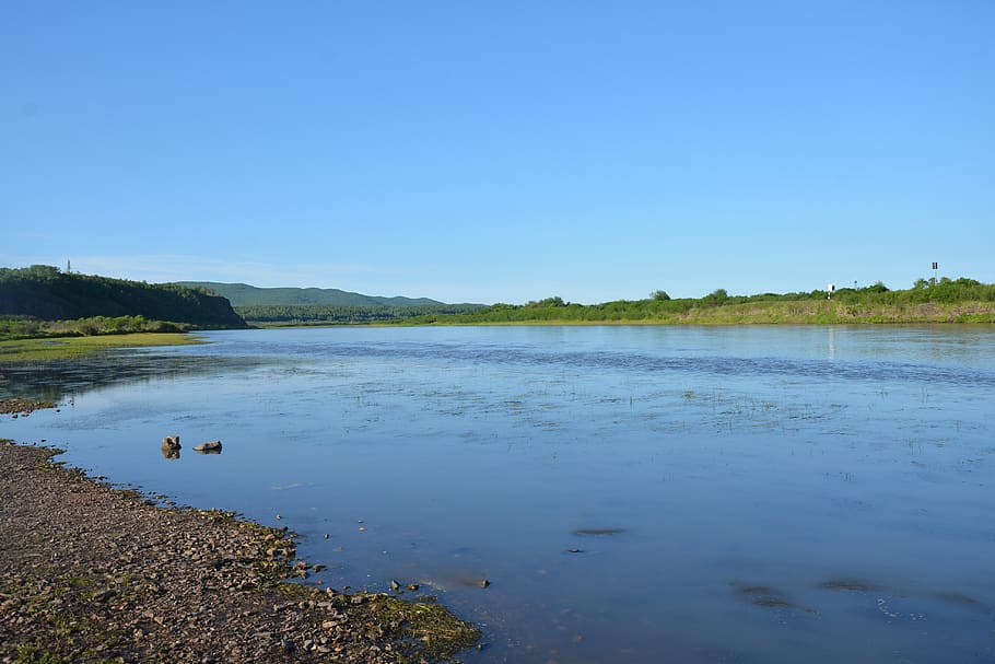 nature, outdoor, water, sky, clear sky, copy space, tranquil scene HD wallpaper