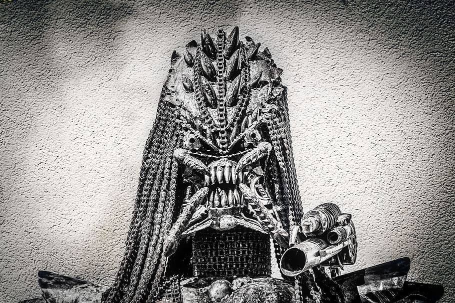 predator, sculpture, design, figurine, decorative, decoration HD wallpaper