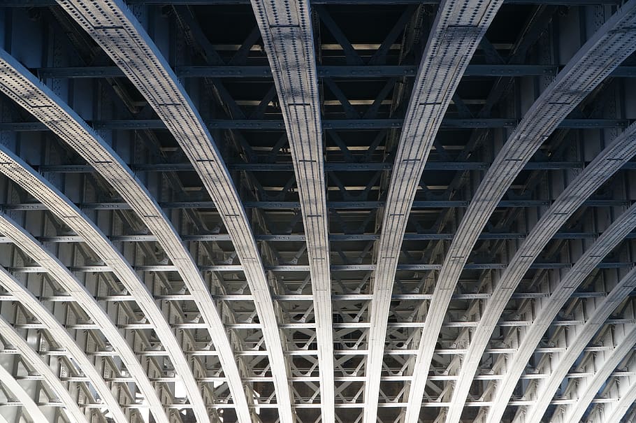 architecture, building, modern, expression, bridge, urban, outdoor HD wallpaper