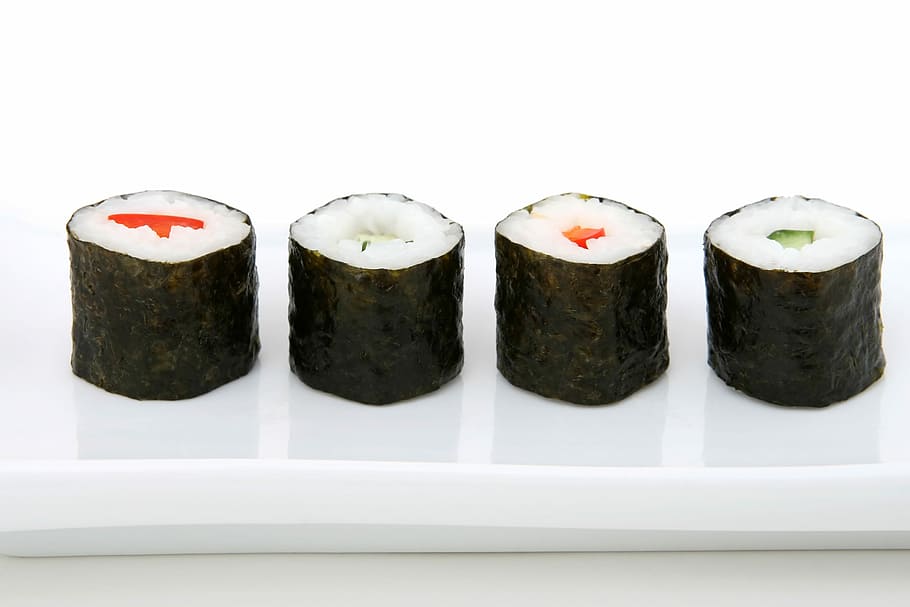Sushi maki, dinner, fish, japan, japanese, lunch, meal, raw, restaurant