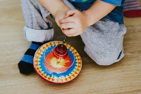 Child playing with toys on the floor, fun, car, kid, game, people HD wallpaper