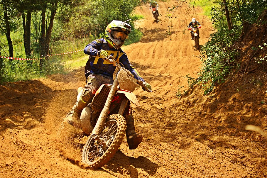 Motocross, Enduro, Ride, motocross ride, motorcycle sport, sand HD wallpaper