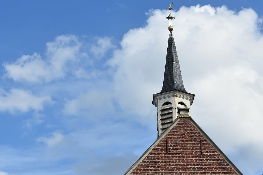 clouds, chapel, tower, building, architecture, monument, historic building HD wallpaper