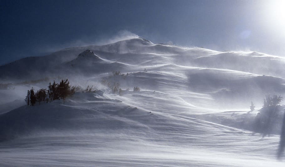 landscape photo of snow covered mountain, landscape photography of mountain with snow HD wallpaper