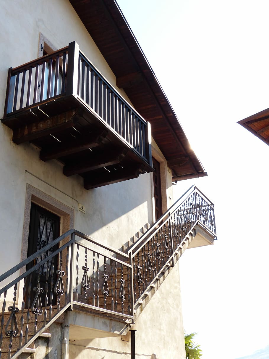 Stairs, Staircase, external staircase, gradually, architecture HD wallpaper