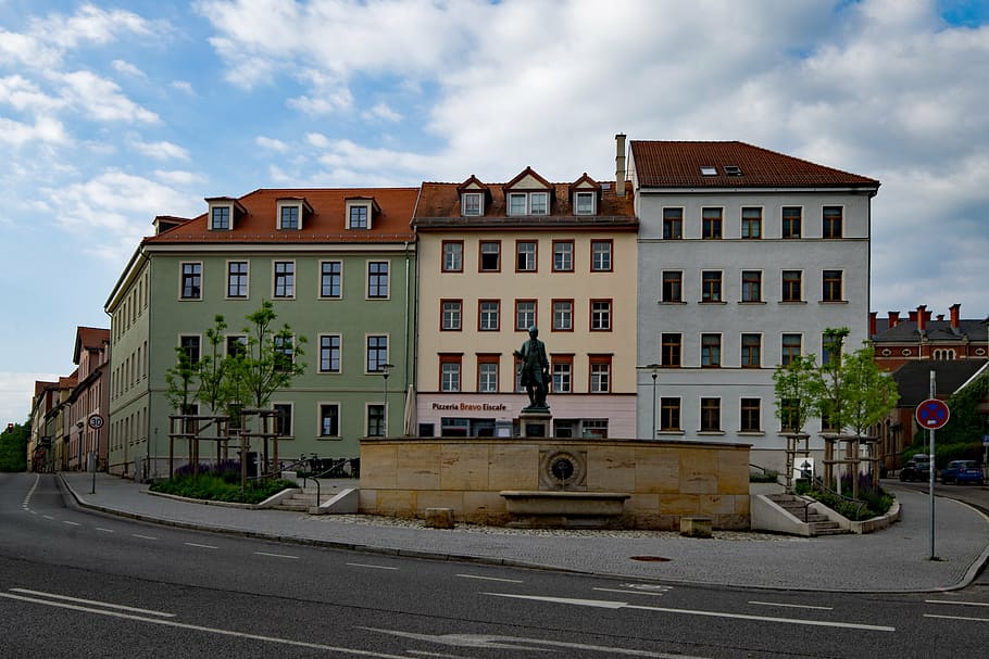 weimar, thuringia germany, old town, old building, places of interest HD wallpaper