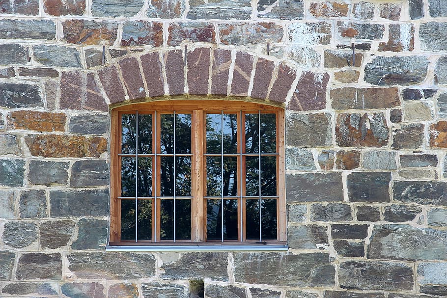 window, old, old window, facade, historically, weathered, wood HD wallpaper