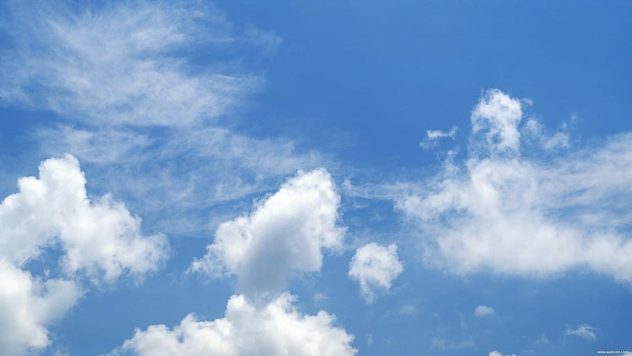 Sky, Cloud, blue, cloud - sky, nature, beauty in nature, backgrounds HD wallpaper
