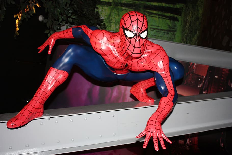 spiderman, figure, comic, comiccon, event, convention, books HD wallpaper