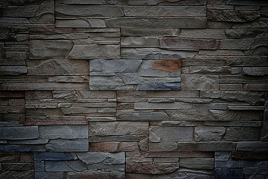 brown brick wall, stone, background, texture, stone wall, stones, HD wallpaper