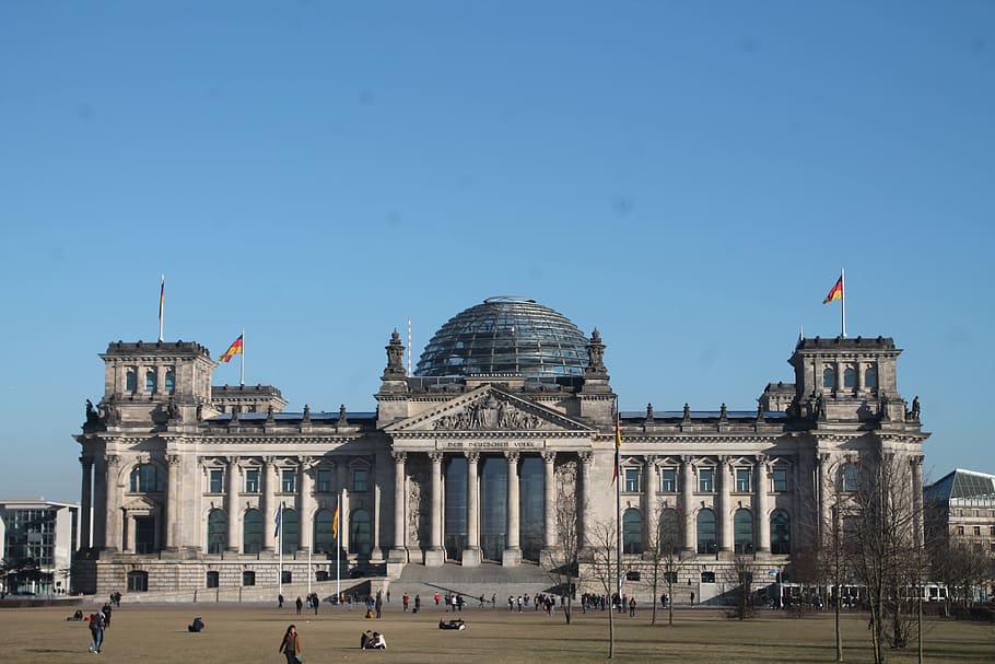 Bundestag, Berlin, Germany, Deutschland, dome parliament, architecture, HD wallpaper