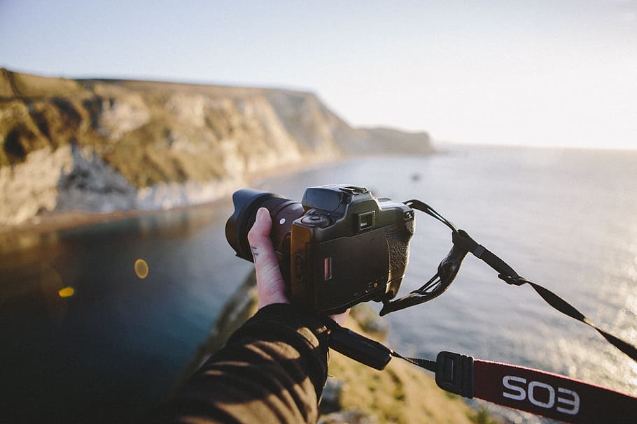camera, canon, lens, flash, photography, photographer, people HD wallpaper