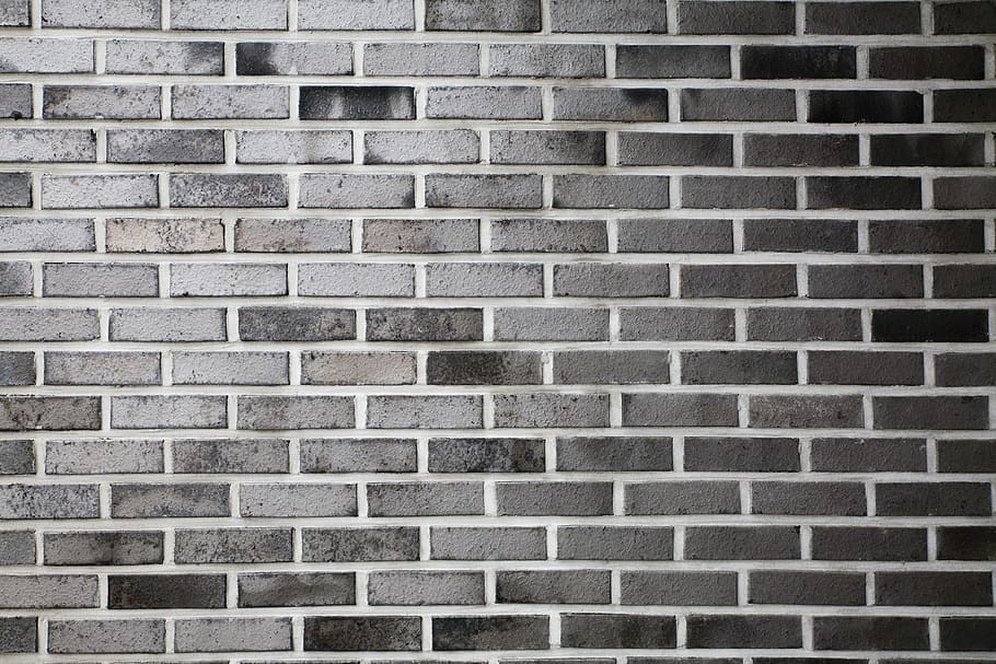 gray concrete wall bricks, pattern, express, external, stone HD wallpaper