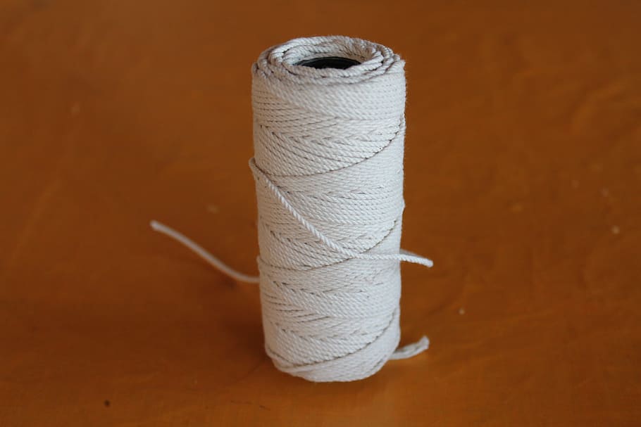 Thread, Spool, Twine, colored background, studio shot, white color HD wallpaper