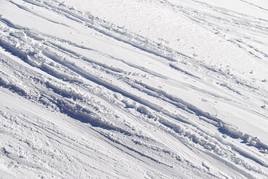 snow-covered mountain, Carves, Winter, White, Season, cold HD wallpaper