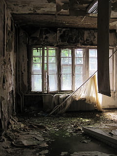 Room, Window, Old, Broken, Dirty, Light, atmosphere, ruin, lost places HD wallpaper