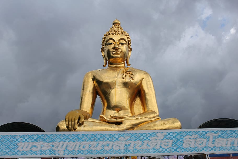 buddha, rest, serenity, sculpture, art and craft, statue, human representation HD wallpaper