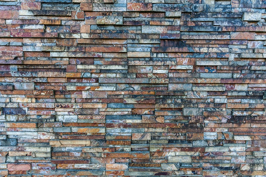photo of brick wall, bricks, graffiti, texture, design, outside HD wallpaper