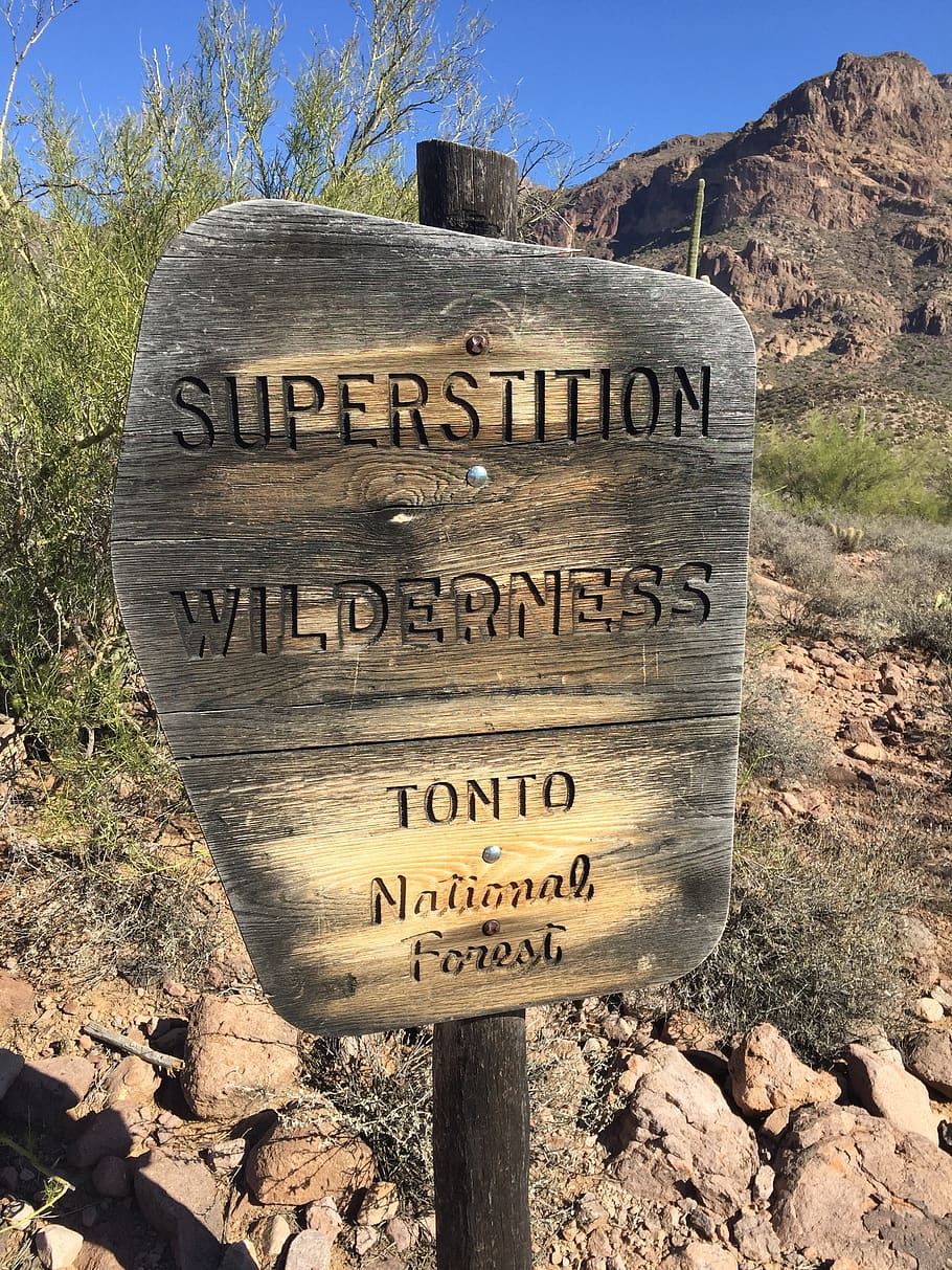 superstition wilderness, arizona, desert, landscape, southwest, HD wallpaper