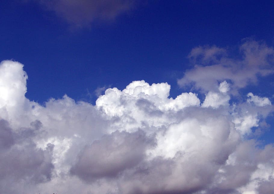 Clouds, Sky, Blue, Weather, Climate, rain, cumulus, atmosphere HD wallpaper