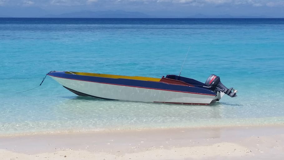 boat, water, ocean, sea, nautical vessel, transportation, horizon over water HD wallpaper
