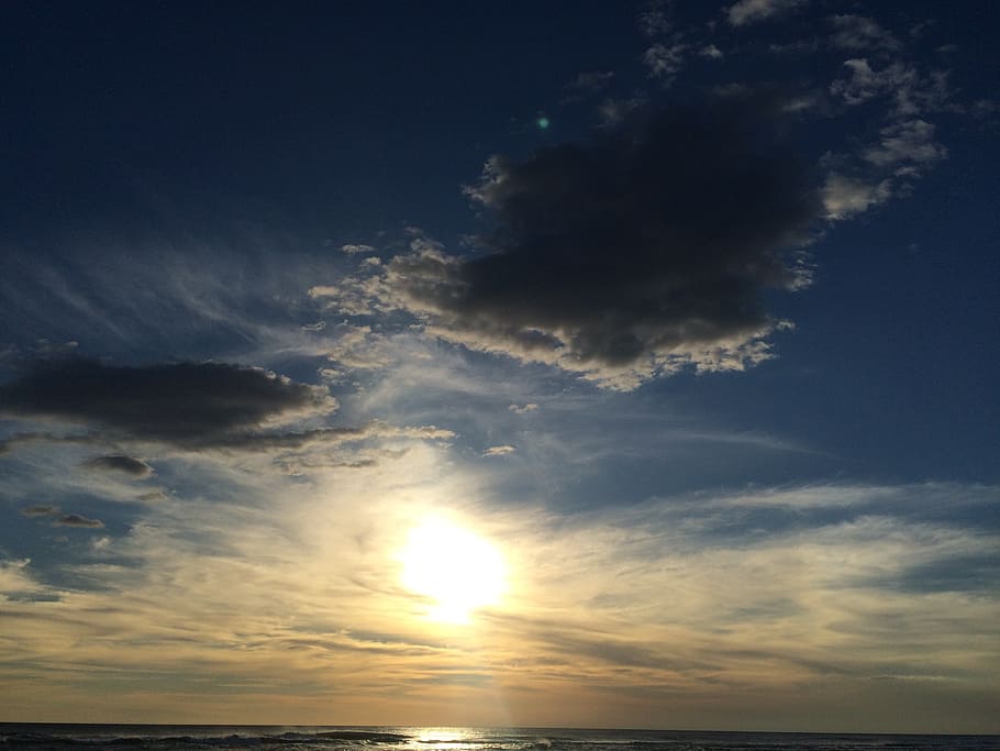 clouds, guatemala, sun, sky, landscape, sunset, sea, sand, cloud - sky HD wallpaper