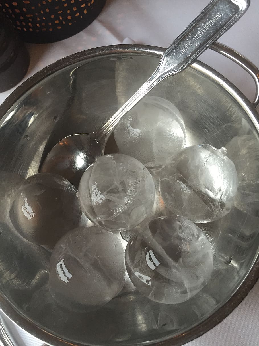 icecubes, bowl, cold, fresh, kitchen utensil, food and drink HD wallpaper
