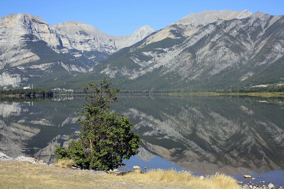 rockies, canada, landscape, alberta, mountains, rocky, canadian HD wallpaper