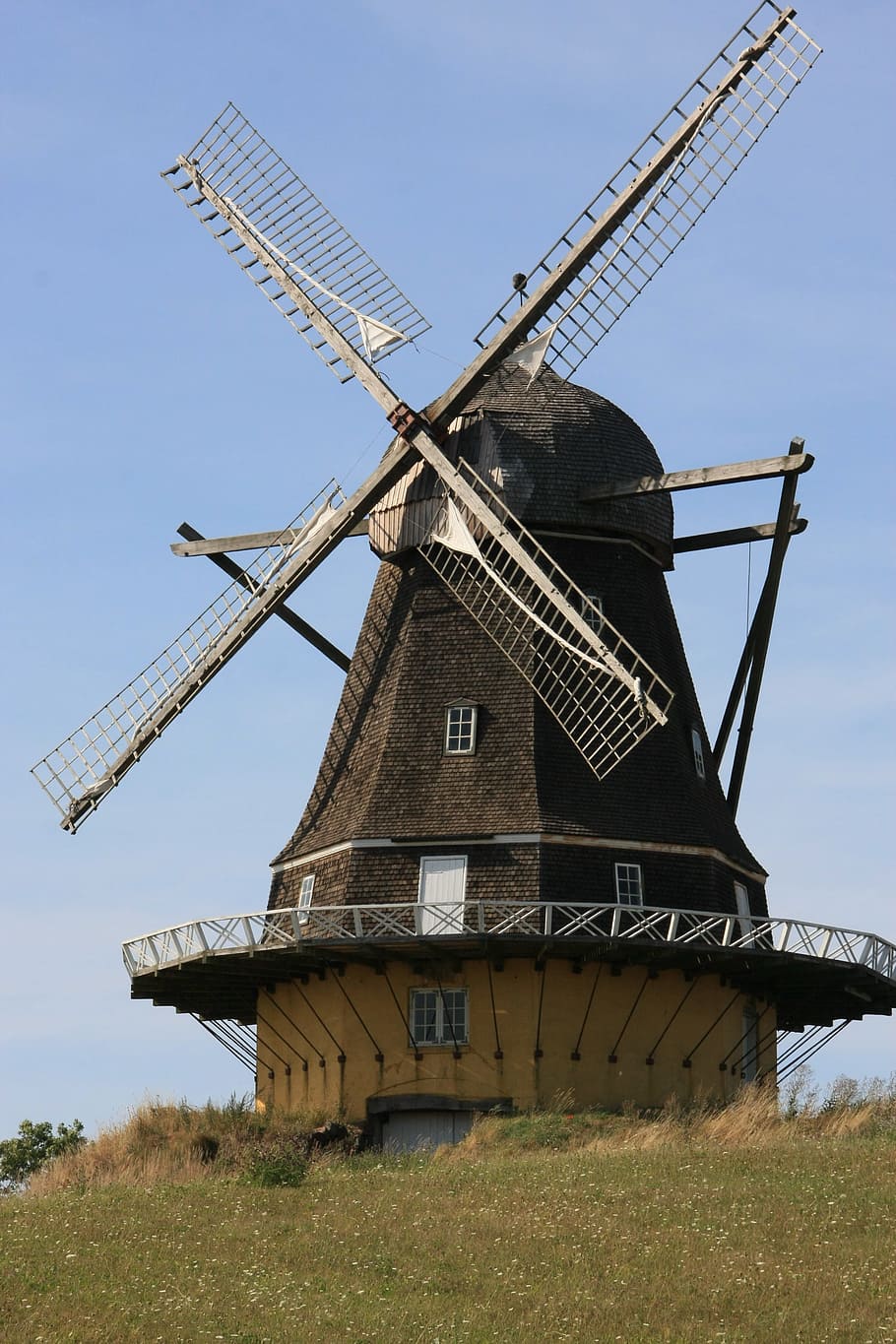 Windmill, Traditional, Landscape, europe, nature, agriculture HD wallpaper