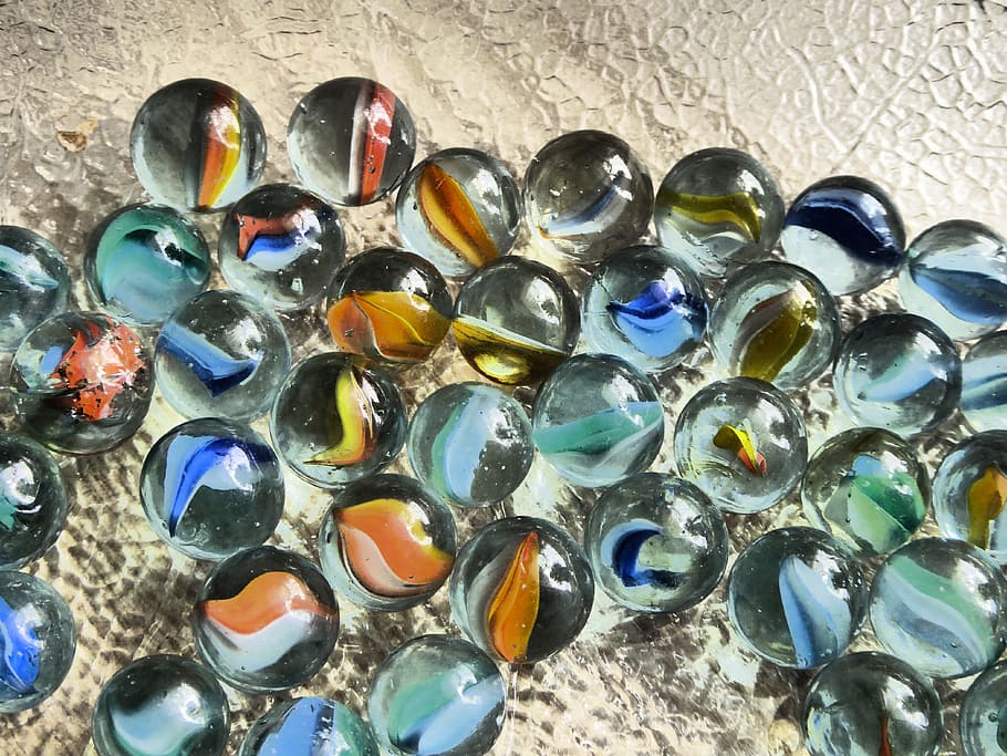 marbles, glaskugeln, about, color, play, light reflections HD wallpaper