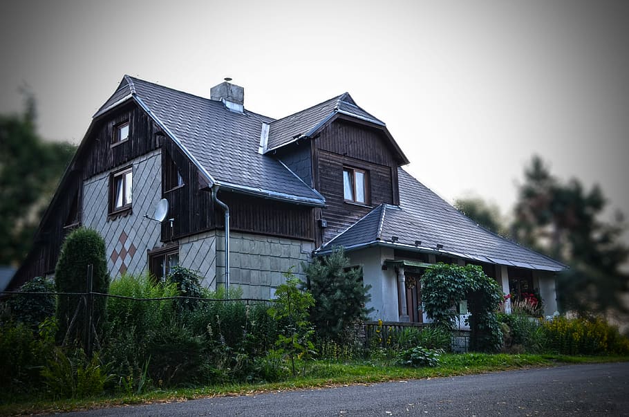 House, Nature, Building, Trees, old house, building exterior HD wallpaper