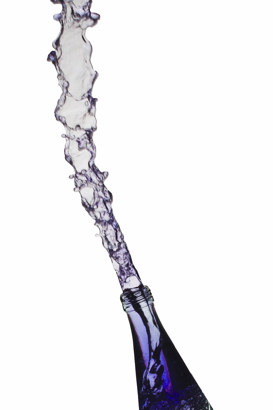 bottle spitting water illustration, color, flash, movement HD wallpaper