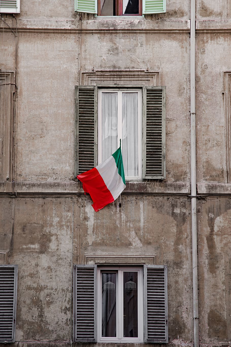 Screen background Italian Flag Vintage  Upperbag