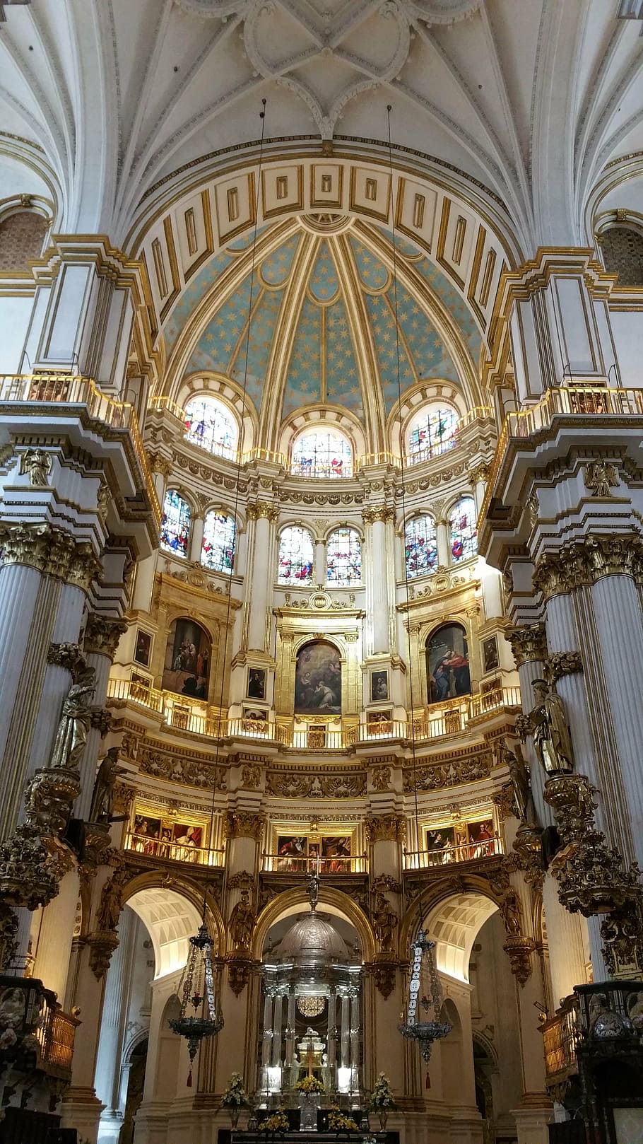 granada cathedral, cathedral of the incarnation, andalusia, HD wallpaper