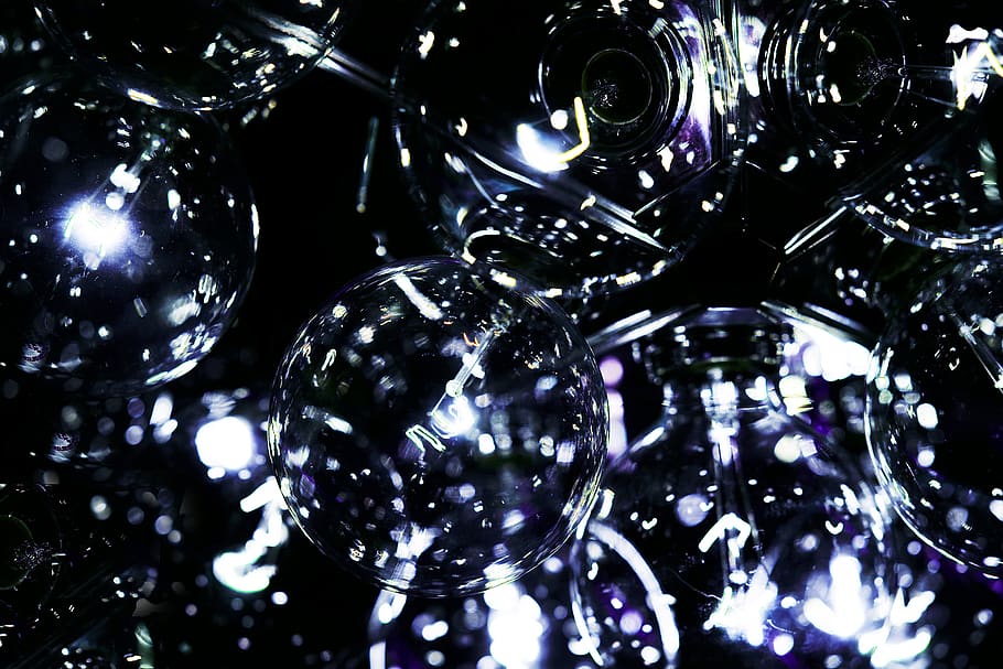 abstract, lights, bokeh, texture, reflection, shiny, decoration HD wallpaper