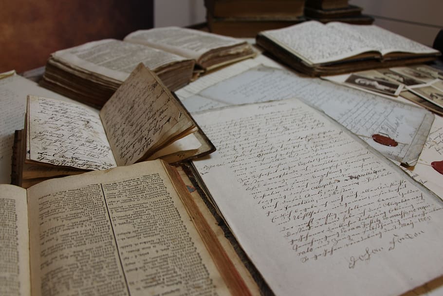 Old, Script, Paper, Book, old script, text, antique, musical note HD wallpaper