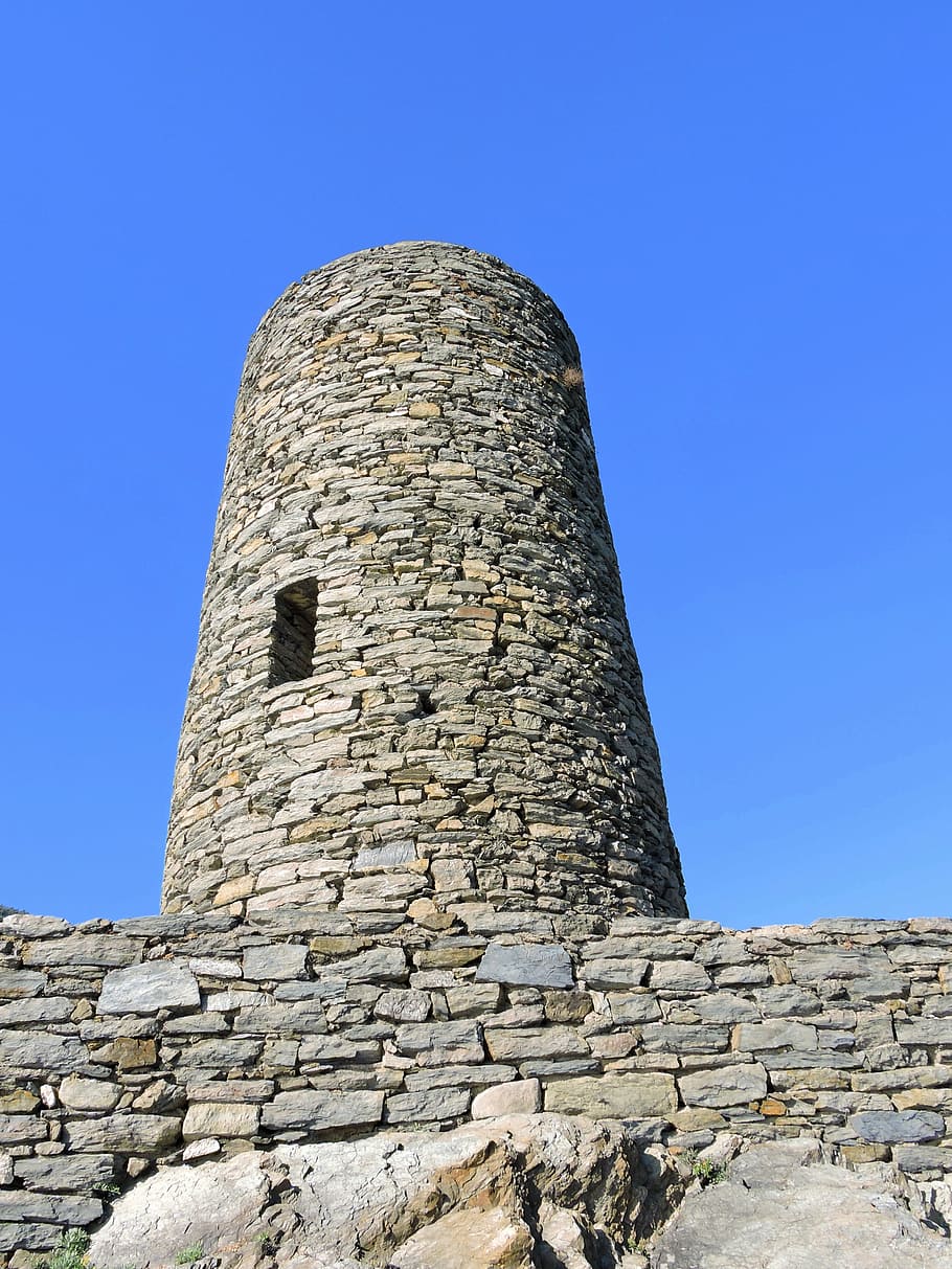 torre, stone, medieval, vernazza, cinque terre, liguria, italy HD wallpaper