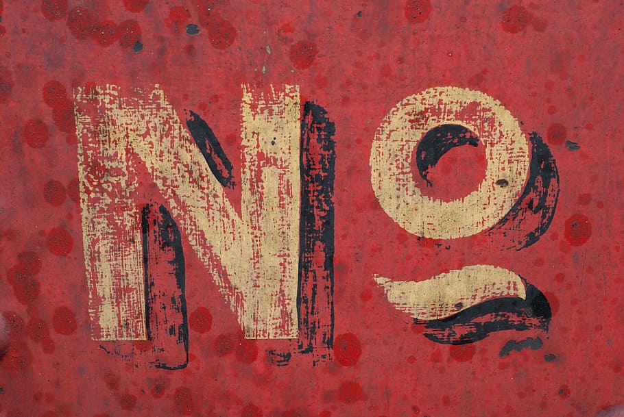 No text overlay on red background, number text on red background HD wallpaper