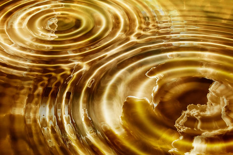 gold digital wallpaper, encounter, meet, wellness, line, balance HD wallpaper