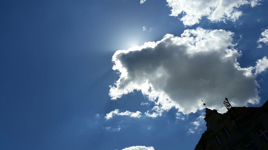 sky, clouds, beautiful, atmosphere, sunny, clouds form, mood HD wallpaper