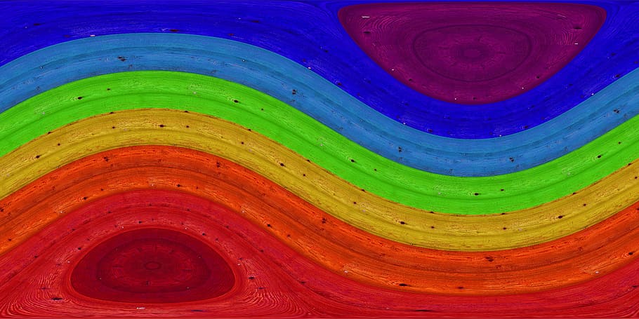 rainbow graphic wallpaper, abstract, pattern, lines, wave, movement HD wallpaper
