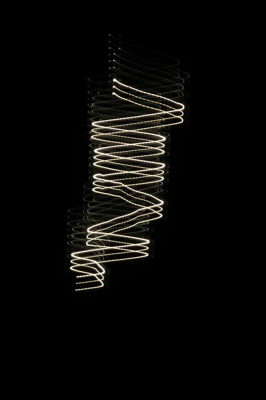 light, spiral, darkness, abstract, down, upward, night, studio shot HD wallpaper