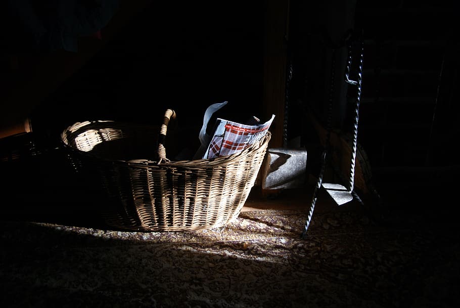 indoors, basket, interior, nobody, domestic, wicker, container HD wallpaper